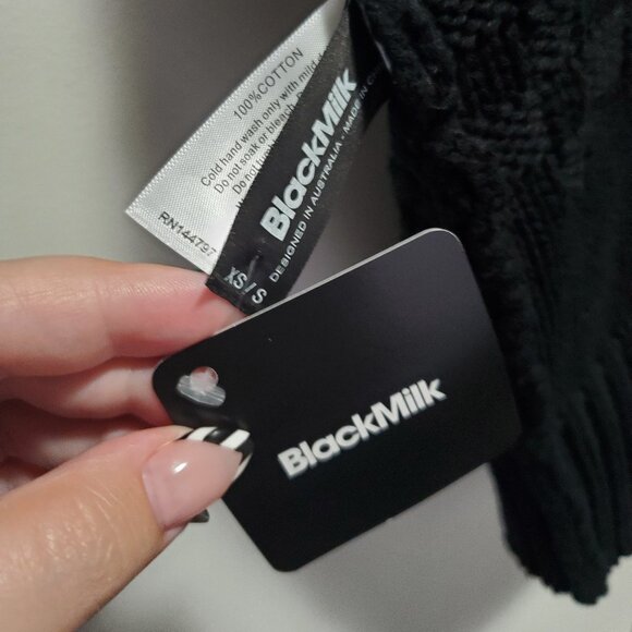 Blackmilk - Black Textured Knit Vest - Limited - AU XS/S - Picture 10 of 11